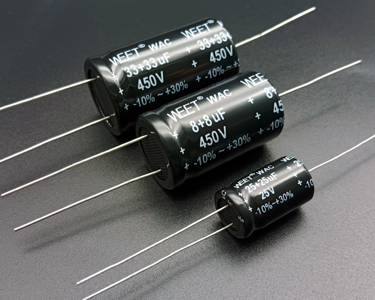 WAC Dual Polarized Alum.Elec.Capacitor