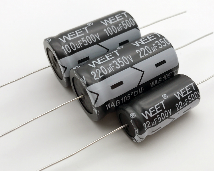 WAB 500VDC 22uF Polarized Alum.Elec.Capacitors