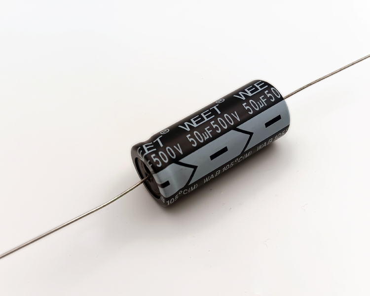 WAB 500VDC 50uF Polarized Alum.Elec.Capacitors