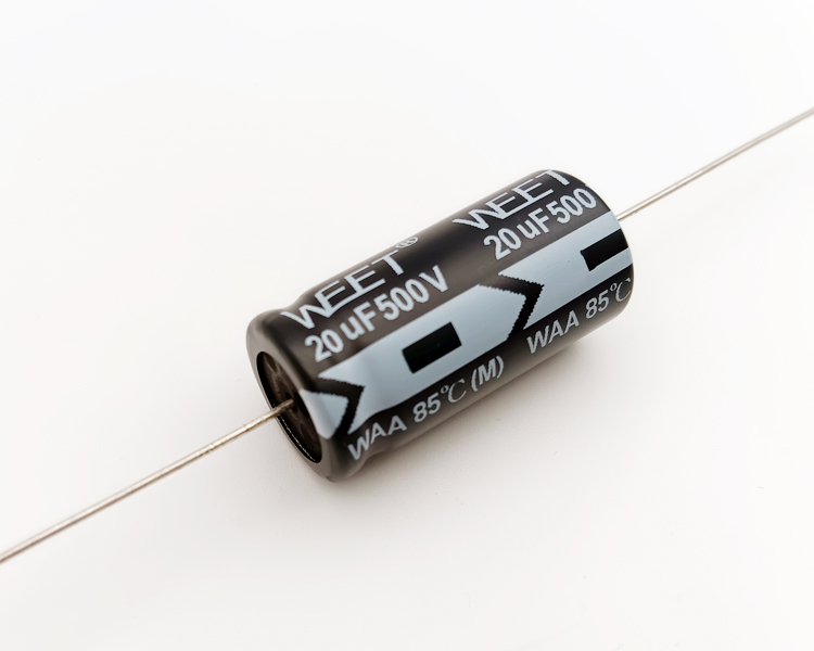 WAA 500VDC 20uF Polarized Alum.Elec.Capacitors