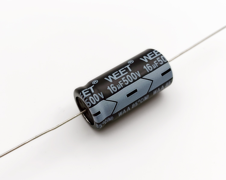WAA 500VDC 16uF Polarized Alum.Elec.Capacitors