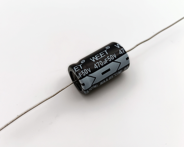 WAA 50VDC 470uF Polarized Alum.Elec.Capacitors
