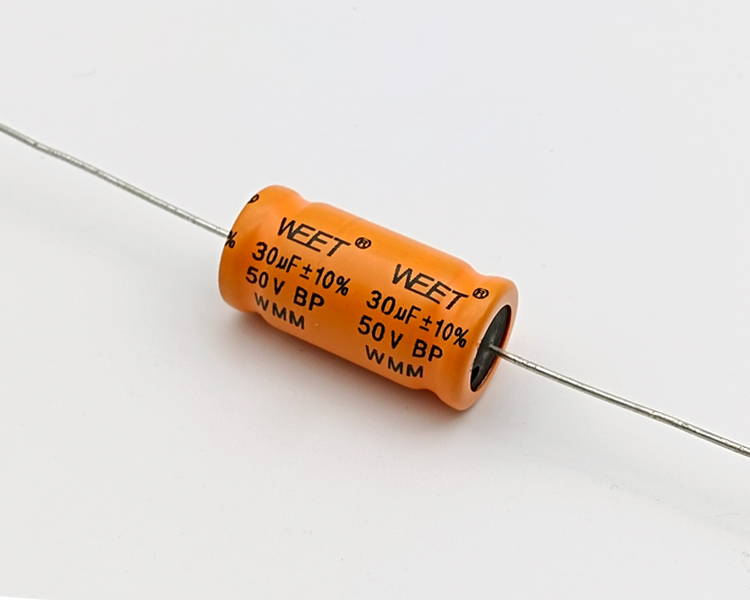 WMM 30uF 50V BP Alum.Elec.Cap.