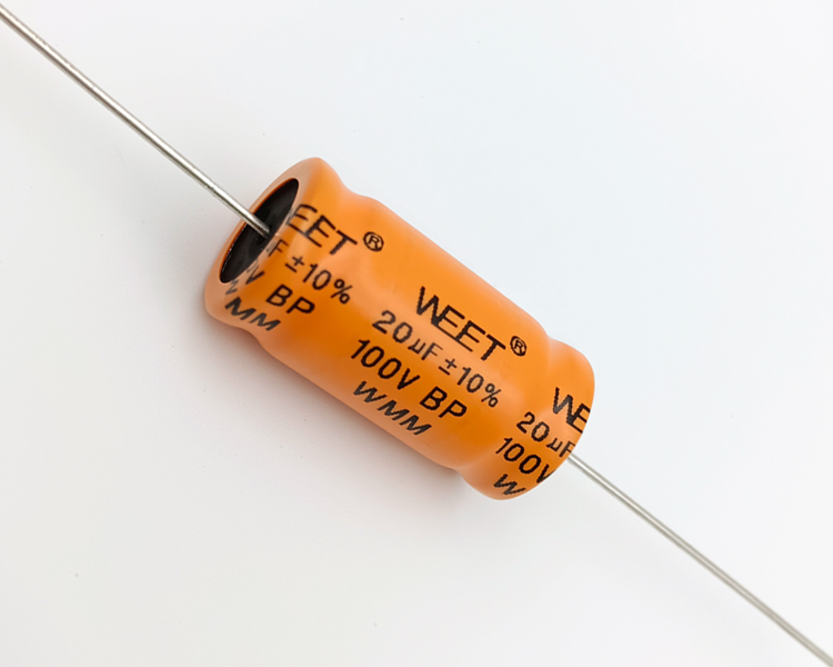 WMM 20uF 100V BP Alum.Elec.Cap.