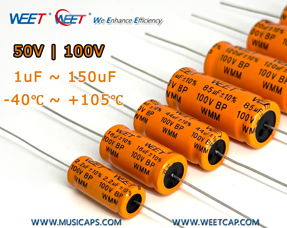 Have You Seen Orange High Quality Audio Capacitors? Introducing WEET WMM