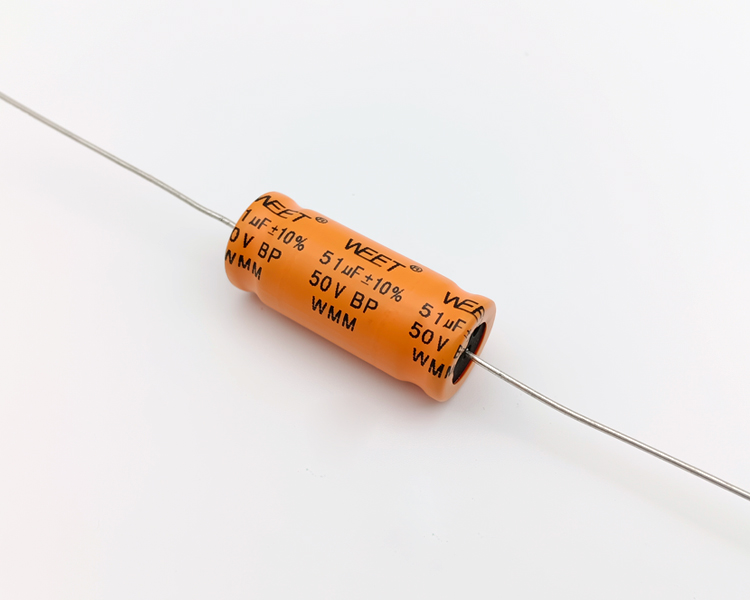 WMM 51uF 50V BP Alum.Elec.Cap.